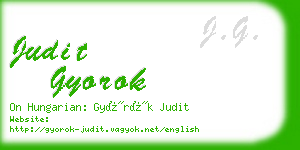 judit gyorok business card